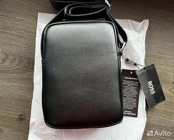 Hugo boss сумка мужская серез плечо