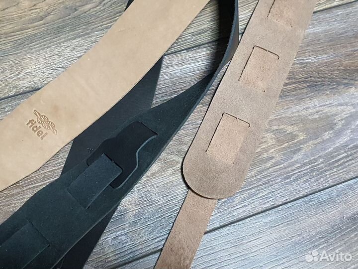 Ремень для гитары кожа