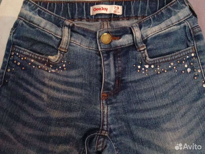 Джинсы для девочки 110 116