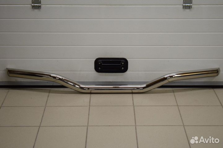 Hyundai Santa Fe 2010-2012г Защита заднего бампера