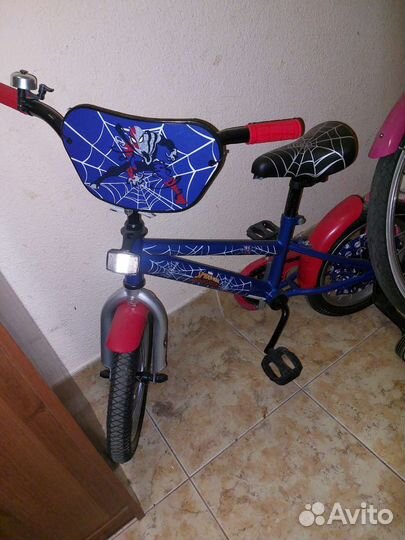 Детский велосипед человек-паук