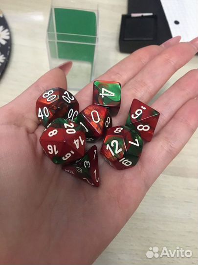 Дайсы (кубики) для настольной игры D&D - Chessex