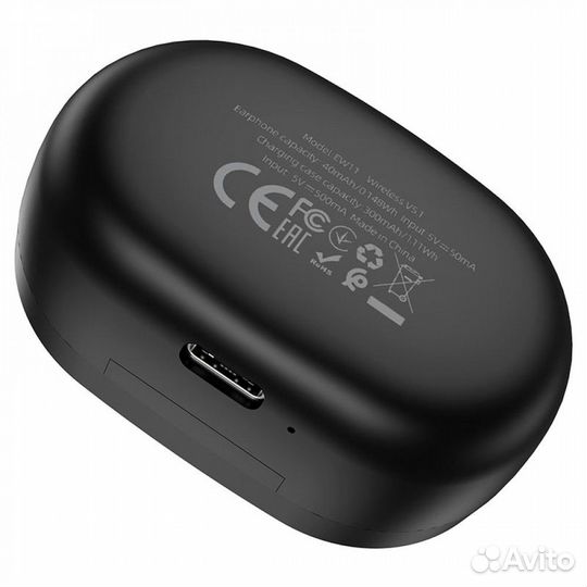 Bluetooth гарнитура (стерео) TWS Hoco EW11 с док.с