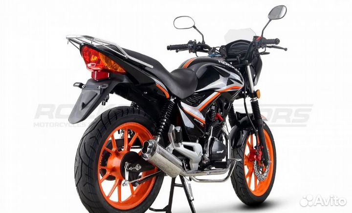 Мотоцикл дорожный rockot spectrum 150 (черный глян