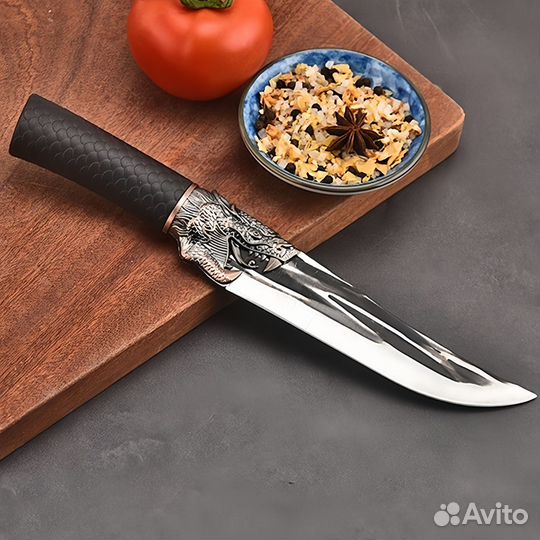 Нож туристический чёрный-tgd-6