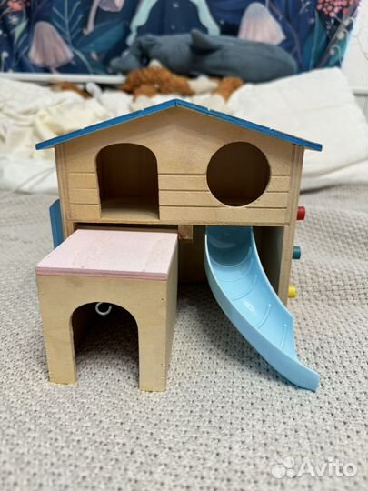 Клетка и домик для хомяка