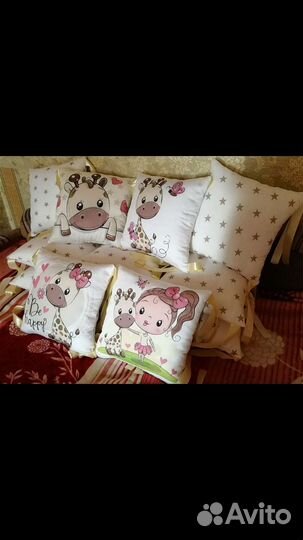 Бортики в детскую кроватку