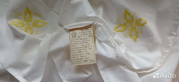 Постельное бельё, скатерть СССР