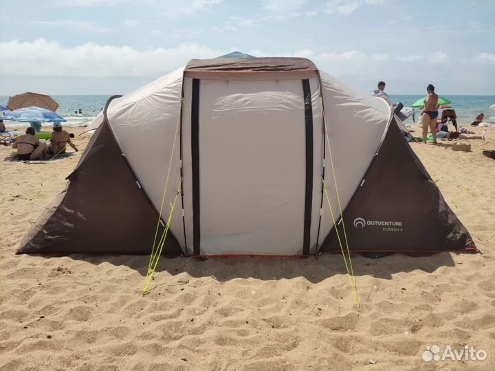 Палатка двухкомнатная четырехместная
