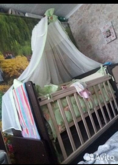 Комплект в детскую кроватку с бортиками
