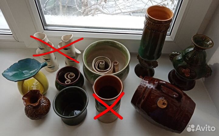 Вазочки, штоф. Керамика СССР. (Обновлено)