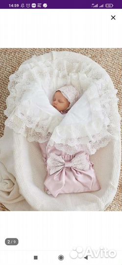 Конверт на выписку для девочки