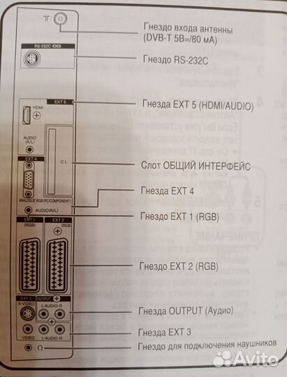 Телевизор sharp 26 дюймов