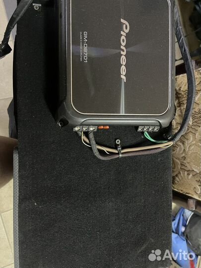 Усилитель Pioneer GM-8701 1600w 1ch.can+ сабвуфер