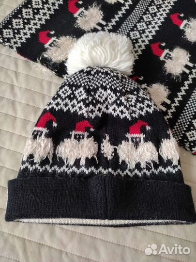 Комплект шапка и шарф