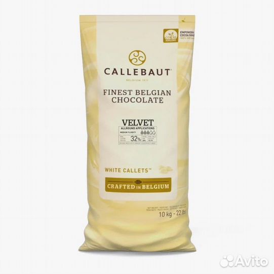 Белый шоколад callebaut velvet 32