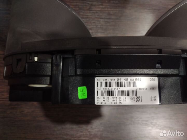 Щиток приборов на мерседес мл 164