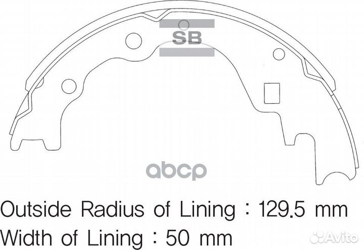 Колодки тормозные задние SA044 SA044 Sangsin brake