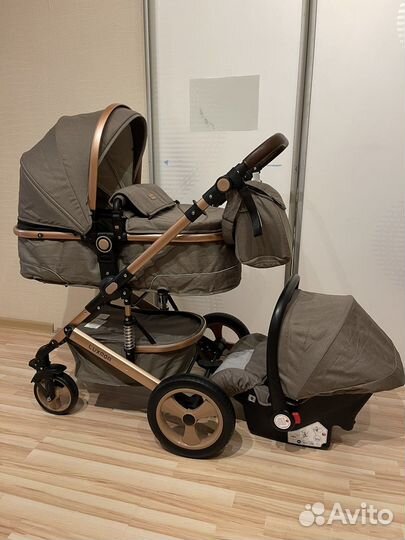 Коляска Luxmom 518 3 в 1 новая