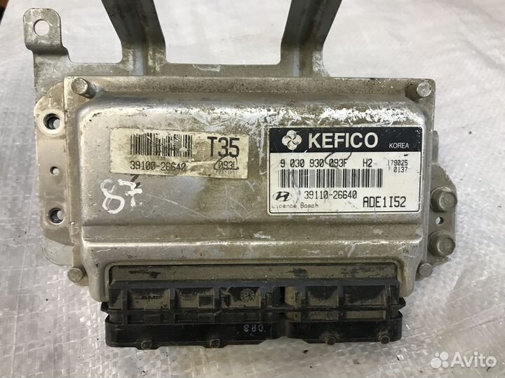 Блок управления двигателем Hyundai accent