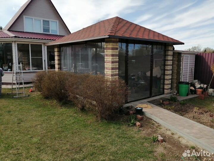 Мягкие окна для беседки в Одинцово