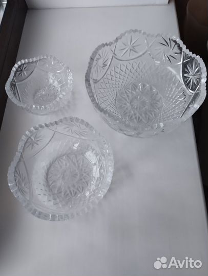 Хрустальная ваза чехия,богема