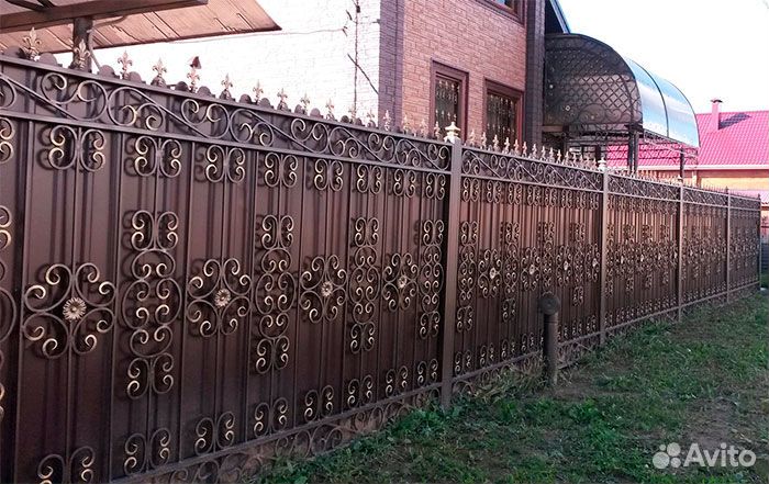Кованый забор,перила, балкон