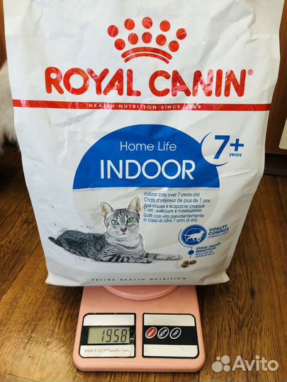 Корм для кошек royal canin indoor 7+