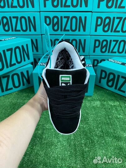 Puma Suede XL Черные оригинал Poizon