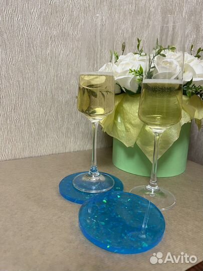 Подстаканники из эпоксидной смолы