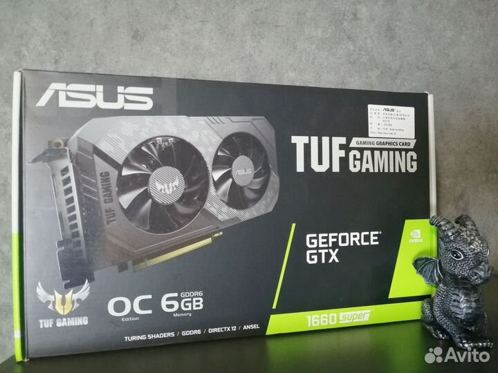 Видеокарта Asus TUF gaming GTX 1660 super