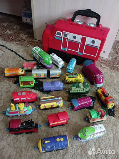 Кейс Большой Уилсон. Чаггинтон паровозики 15 шт