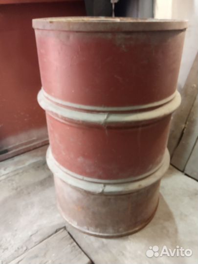 Бочка металлическая 200л из под гсм