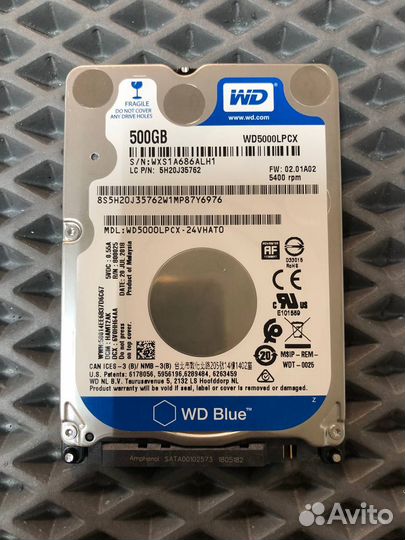 Жесткие диски для ноутбука (14)