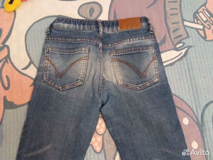 Джинсы для девочки 110 116