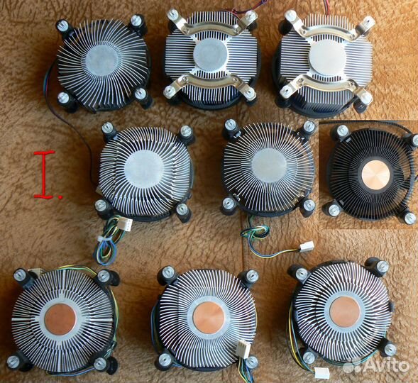 Кулера Intel и AMD + вентиляторы