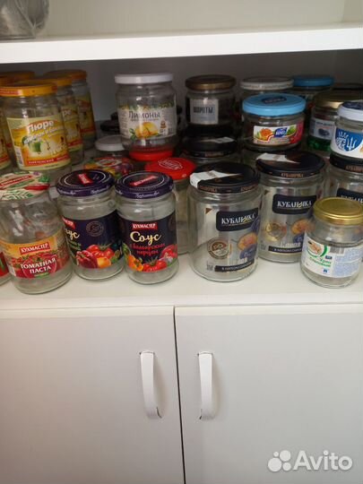 Банки стеклянные с металлическими крышками