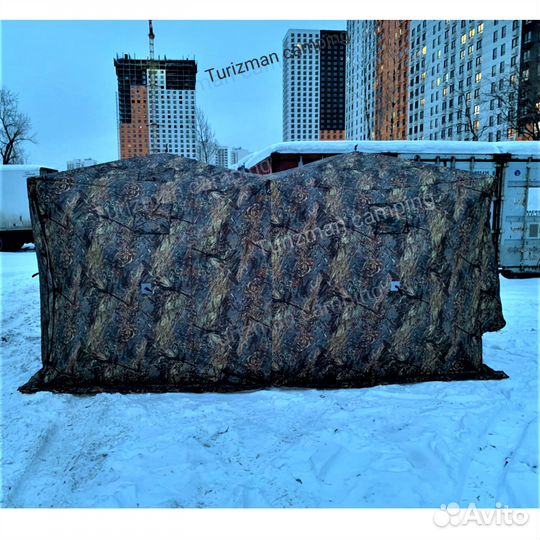 Зимняя палатка 2 Куб 440х220х225 см