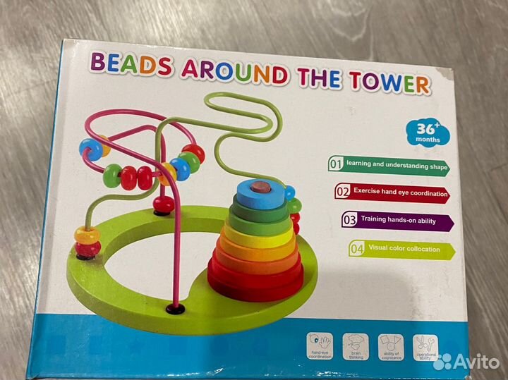 Деревянные игрушки новые