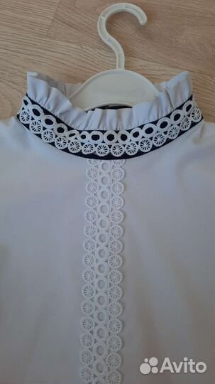 Комплект рубашка школьная и жилет