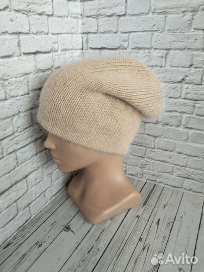 Шапки - бини двойные ангора