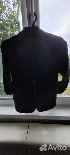 Школьный пиджак Скай лэйк Рио, черный,рост 140