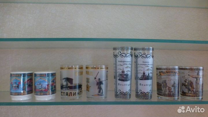 Рюмки стопки разные страны и города