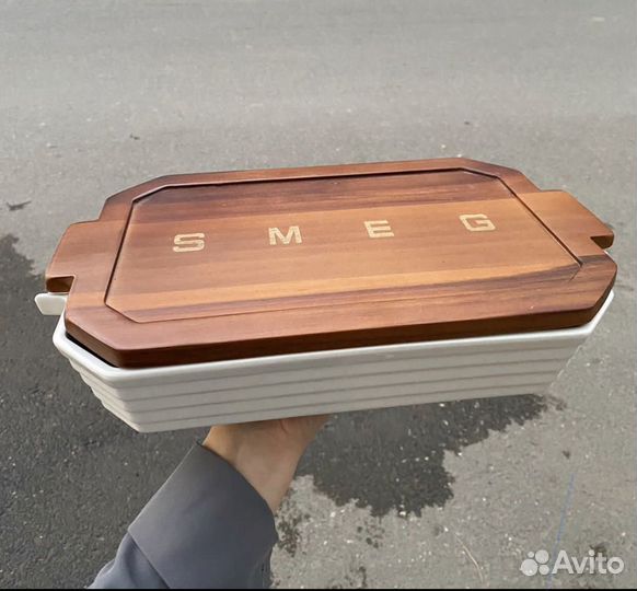 Блюдо для запекания с крышкой smeg