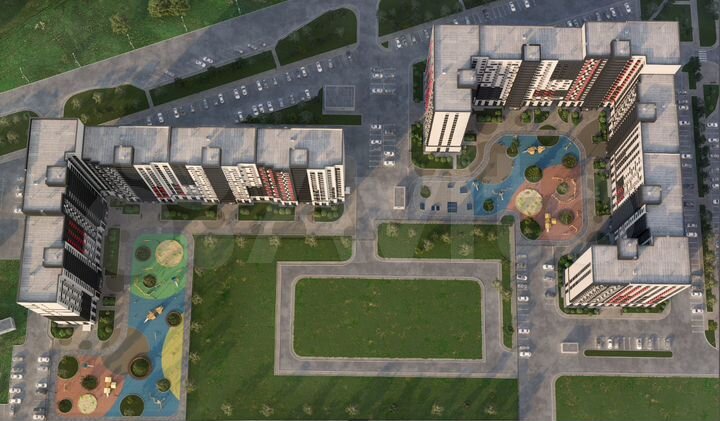 2-к. квартира, 45,6 м², 9/17 эт.