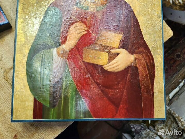 Старинные иконы. Св. Пантелеймон, целитель