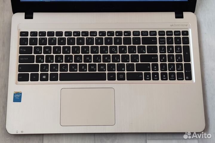 Asus отл сост\Intel 2x 2800mg\SSD\DDR4\акб 4ч