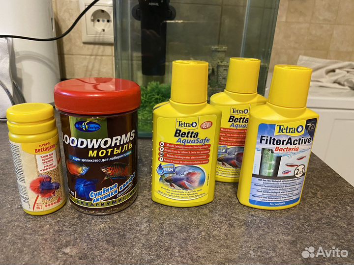 Аквариум Donnerly 10 л. с оборудованием и декором