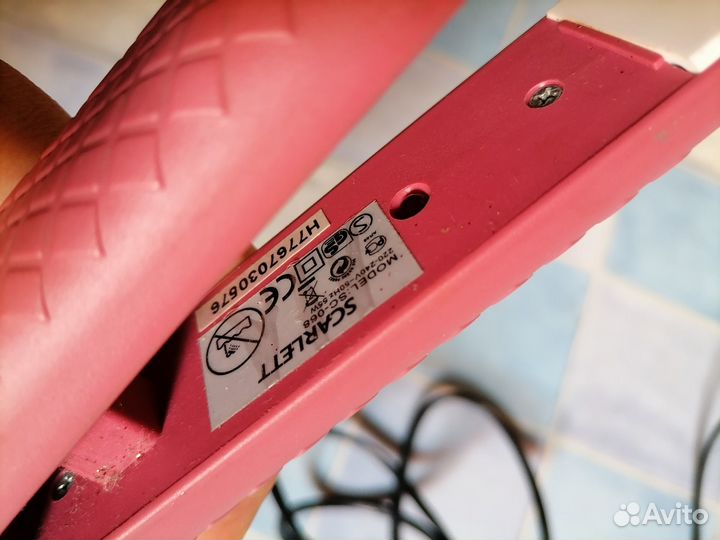 Выпрямитель Scarlet утюжек для волос рабочий