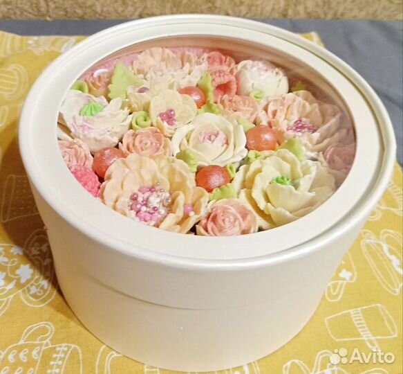 Подарочный набор цветы из шоколада